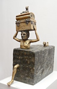 'Stone Age', exhibition by V Satheesan | Express/ Manu R Mavelil