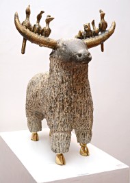 'Stone Age', exhibition by V Satheesan | Express/ Manu R Mavelil