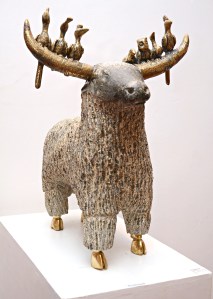 'Stone Age', exhibition by V Satheesan | Express/ Manu R Mavelil